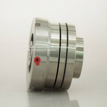 Pneumatic tooth clutch for automatic machine