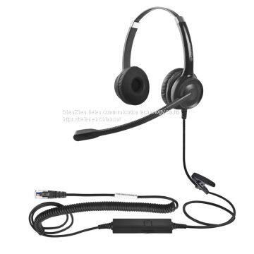 China Beien CS12 RJ telephone call center headset noise-cancelling headset customer service