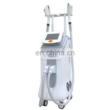 Customize Beauty Salon Equipment 2 Handles Shr DPL Permanent Hair Removal Skin Rejuvenation