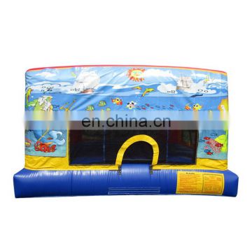 Cheap Inflatable Castle Bouncers Sea World Theme Bounce House For Sale