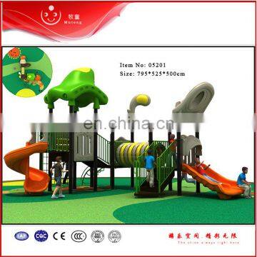 Amusement Park Equipment Kids Play Area Used Outdoor Playground Plastic Slide for Sale photo-2