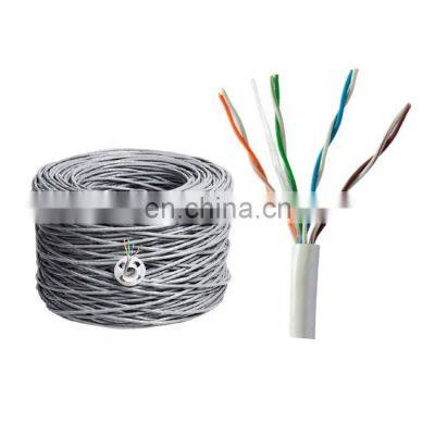 4p utp cat6a 22awg PVC jacket cable utp cat6 lan cable