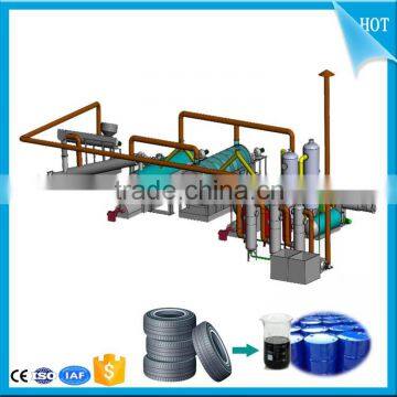 50t Continuous Convert waste plastic pyrolysis to fuel oil_Used tire pyrolysis plant