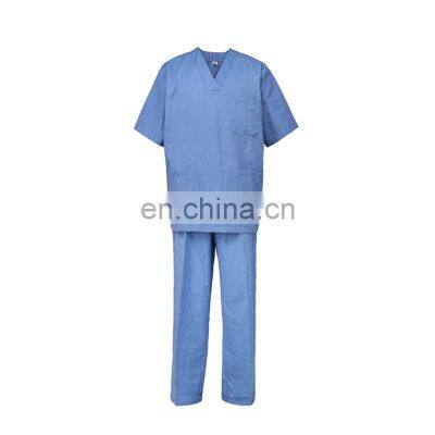 Medical Hospital Unisex OEM Disposable Nonwoven Scrub Uniforms Design Suits Cheap Online Scrubs Uniform Sets Vendors