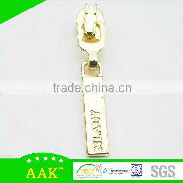 Textiles Nylon With Personalized Zipper Pulls 3# Nylon Gold Teeth C/E Zips photo-3