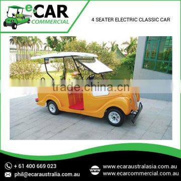 Top Quality Classic 4 Seater Electric Classic Car with 48V 3.7KW