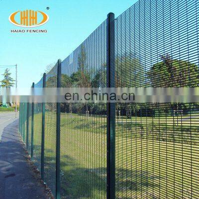 China supplier military anti-climb 358 high security fence/ pvc coated 358 fencing