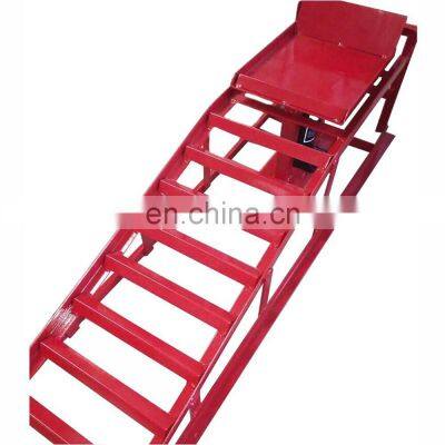 Heavy Duty Car Ramps 2 Ton Metal Stands Pair 10 Rungs