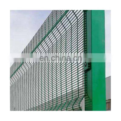 High Security powder coated 358 Anti Climb security Fence for airport / Prison on sale welded Wire mesh fencing