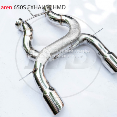 Exhaust Pipe Manifold Downpipe for McLaren 650 Upgrade 675 Rear Pipe Auto Replacement Electronic Valve Car Accessories whatsapp008613189999301