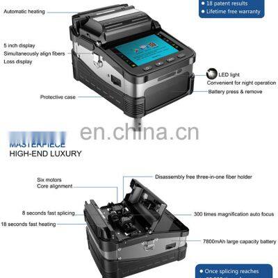 Al-7 Fiber Optic Splicing Machine Automatic FTTH Fiber Optic Welding Splicing Machine photo-5