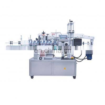 YTK-600 Automatic 2 sides labeling Cleaning Detergent Two Sides Flat Surface Square Flat Bottle Double Side Labeling Machine