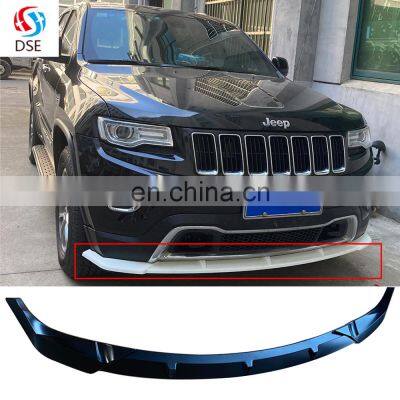 Honghang PP Material Glossy Black style Front bumper lip For Jeep Grand Cherokee 2015 2019