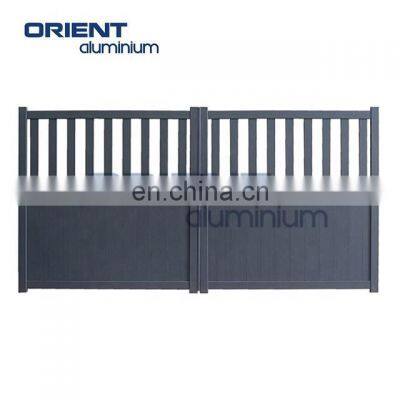 Hot Selling Popular Villa Home Decorative Automatic Double Straight Outdoor Swing Gate for Driveway