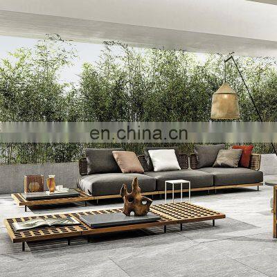 European Style Outdoor Furniture Terrace Garden Outdoor Recliner Sofa Set
