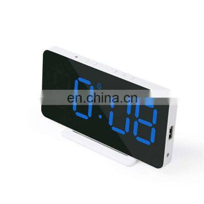 K&B Mini Desktop Led Digital Alarm Clock With USB Output Temperature and Date Display photo-2