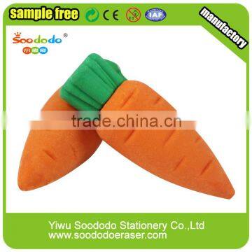 Customized Carrot Vegetable Erasers