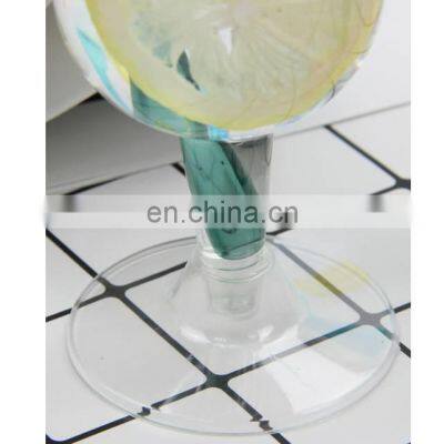 Best Quality 6 Oz Clear Plastic Champagne Flutes With Gold Rim photo-4