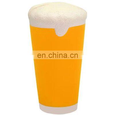 PU Foam Beer Bottle Shape Custom Antistress Reliever Ball