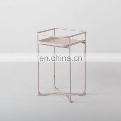 Loft Metal Shelf Stand Modern Flower Shelf Side Storage Table Flowerpot for Home Decor photo-2