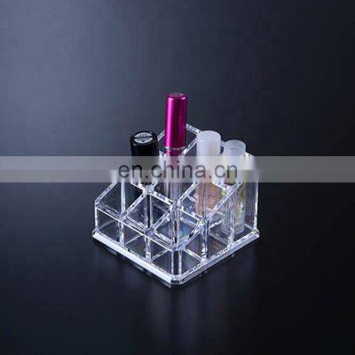 clear acrylic plastic makeup tray for lipstick cosmetic organizer