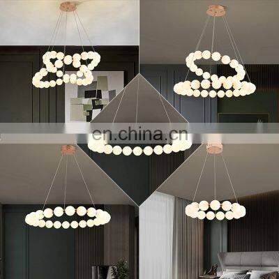 Wholesale Indoor Home Shop Cafe Decoration Aluminum Pendant Light Modern LED Chandelier