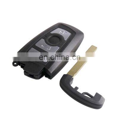 3/4 Button Smart Car Key Shell Cover For BMW CAS4 3 5 7 Series E90 E92 F10 F20 F30 X5 Keyless Entry Remote Key Fob Case