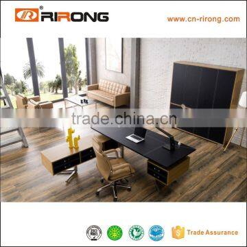 8035 Heated Office Design Leather Sectional Sofa photo-3
