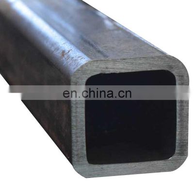 low carbon hollow erw black wrought iron square steel pipe 32mm 40 x 40 size