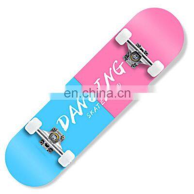 Fashion four-wheel skateboard male and female double-up maple board professional scooter manufacturer