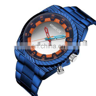 Gohuos UV2008 Reloj Hombr Mens Wrist Watches Analog Water Proof Luxury Watches for Men