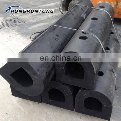 High Impact Absorption d Fender Customized Extruded Rubber Seals Strip Fender Marine Systems