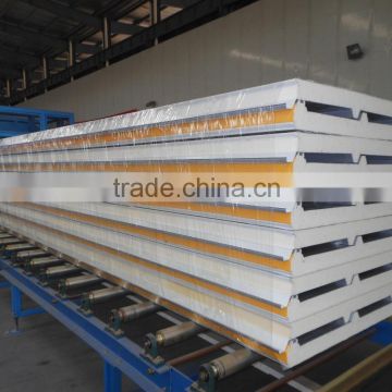 Multispan workshop roof and wall use polyurethane PU sandwich panel