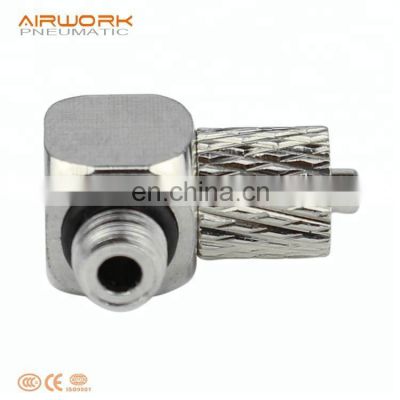 Mini Micro Small Metal Pneumatic Joint Fitting Male Elbow Air Push in Fitting photo-5