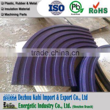 Anti-static plastic UHMWPE conveyor roller chain track