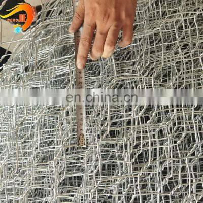 Factory Price Hexagonal Hole Rock Wire Mesh Netting Galvanized Wire Mesh Netting