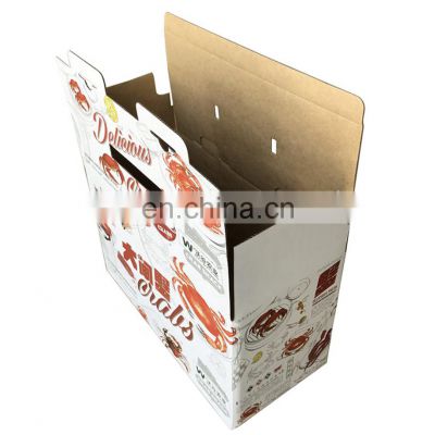 OEM Supplier Wholesale Custom Print Packaging Cardboard Corrugated Paper Carton Box Packaging Empty Boxes With Printing Logo