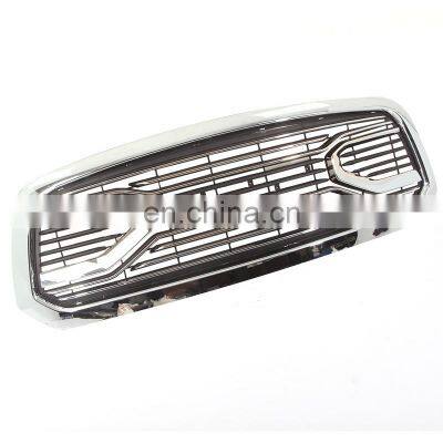 Auto Parts Custom Big Horn Replacement Shell Chrome Automotive Parts Car Grills Fit for Dodge Ram 1500 2014 2018