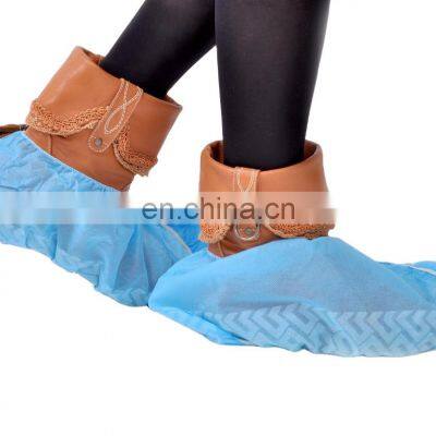 Blue Disposable Non Slip Polypropylene PP Shoe Covers photo-3