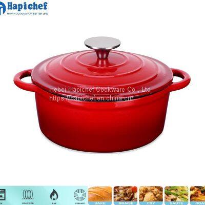 Amazon Hot Selling Kitchenware Cast Iron Casserole Cookware