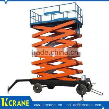 Electrical man lift machine, hydraulic ladder