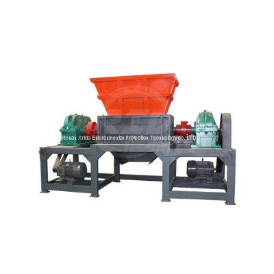 Msw Bale PCB PVC 2 Shaft Steel Scrap Shredder Machine