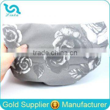 Vintage Rose Print Foldover Canvas Clutch Bag Wholesale Canvas Clutch Bag