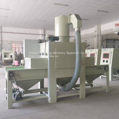 Zhongshan Conveyor Belt Automatic Sandblasting Machine 8-9 Guns Rust and Scale Removal Products photo-3