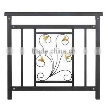 GYD-15B076 Customed wrought iron indoor balcony railingg designs