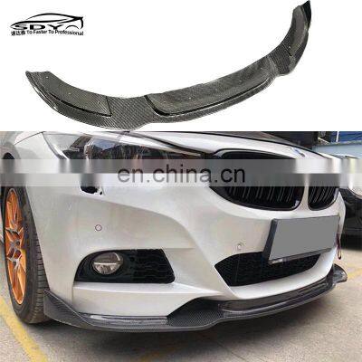 F34 GT Harman Style Carbon Fiber Front Lip Front Splitter Front Bumper Lip For BMW 3 Series F34 GT