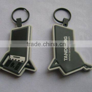 Custom 2D Soft PVC Keychain, Cheap Bulk 3D Rubber Key Rings, Promotion Plastic Keychain photo-3