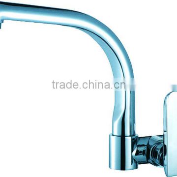 NICOR 3612 New Design Brass Wall Mounted Polished Chrome Cold Water Kitchen Sink Tap with Single Handle