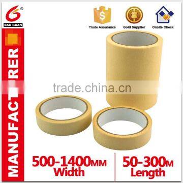 Reliable QualityJumbo Roll With 1270mm Width Adhesive Masking Tape