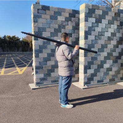 18m 60ft length high stiff carbon fiber telescopic pole made in China